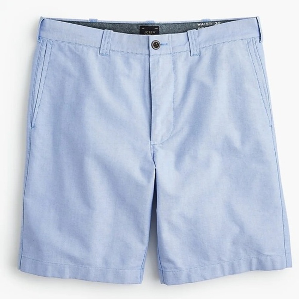 J. Crew 9 & oxford short in blue